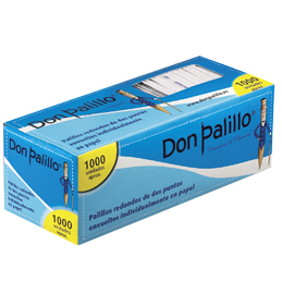 PALILLO ENFUNDADO PAPEL 1000U R5 C/25