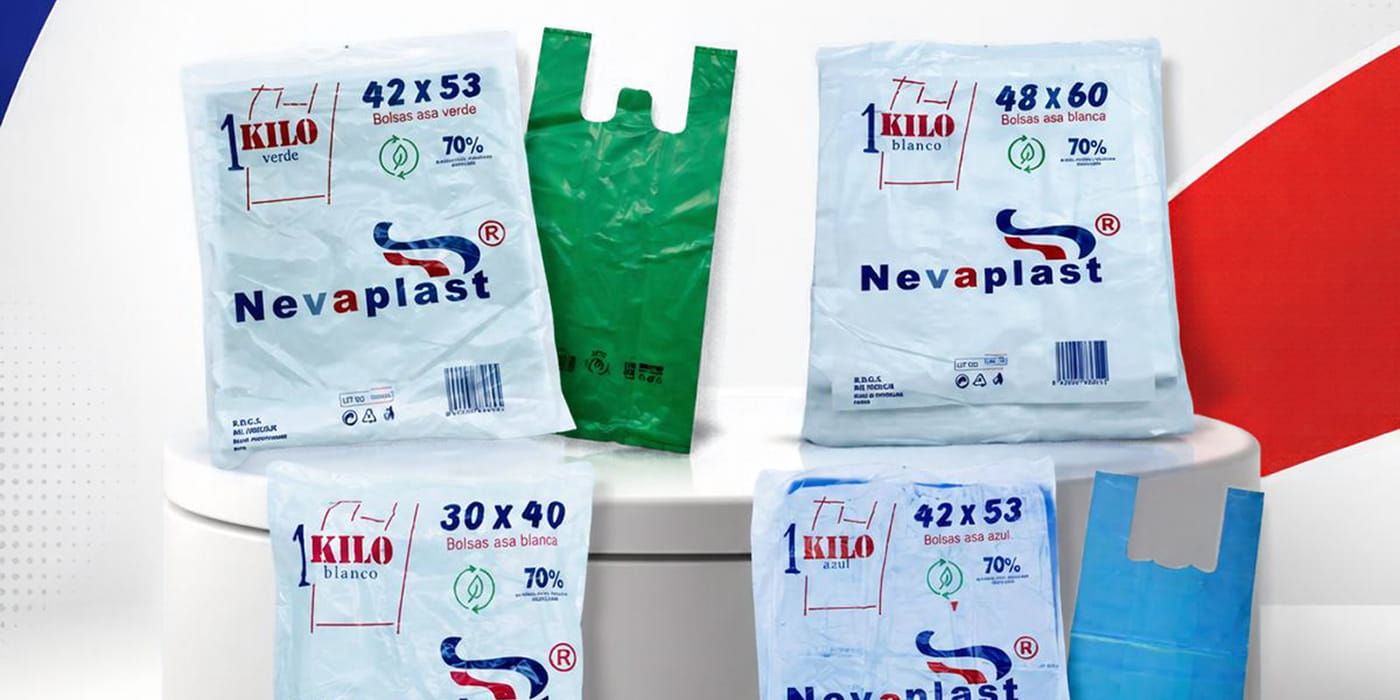 Bolsas de plástico de la marca Nevaplast