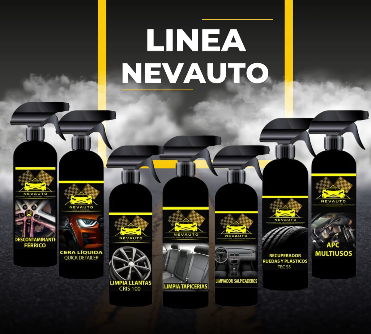 Linea de productos de limpieza nevauto
